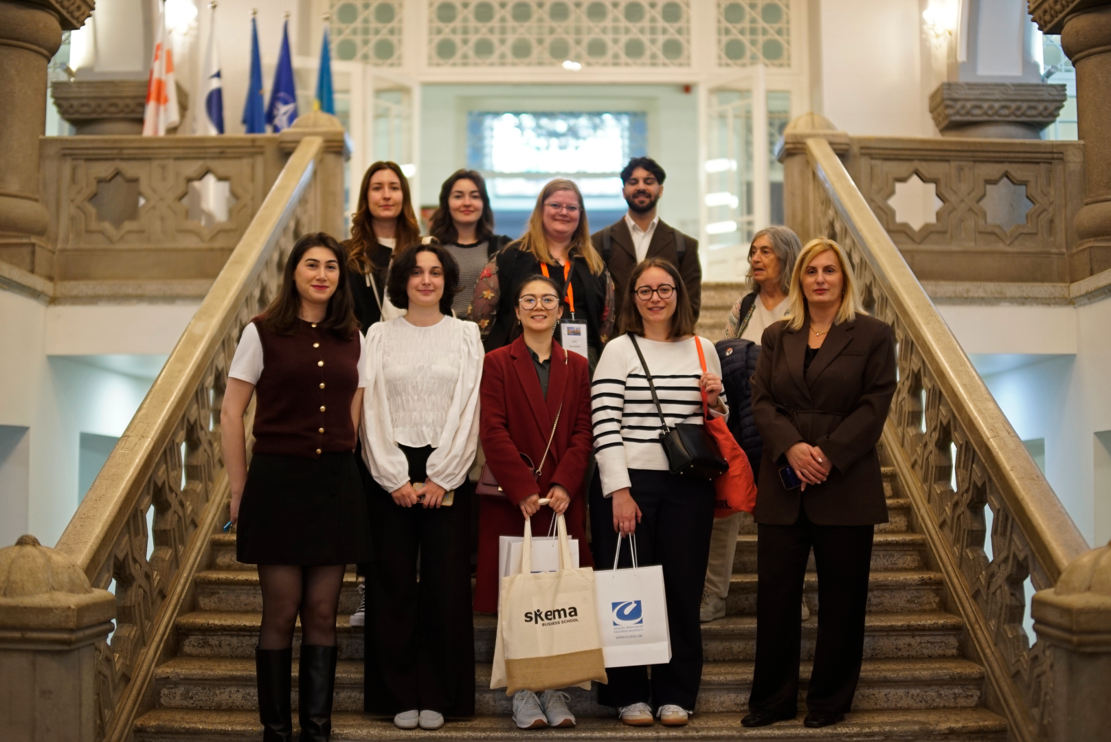 საფრანგეთის  დელეგაციის  ვიზიტი კავკასიის უნივერსიტეტში 